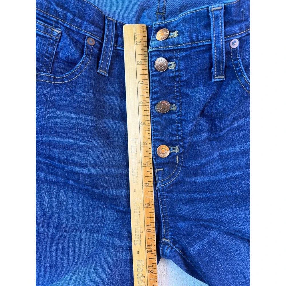 Madewell Jeans Women's‎ 32T (Fits 34x31) Blue Denim High Rise Skinny Button Fly